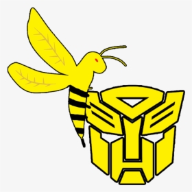 Bumblebee Clipart Simple - Transformers Bumblebee Logo Png, Transparent Png, Transparent PNG