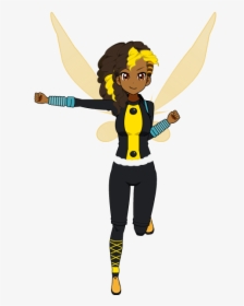Girl Bumble Bee Png - Dc Super Hero Girls Bumblebee Costume, Transparent Png, Transparent PNG