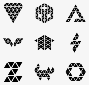 Polygonal - Geometry Icons, HD Png Download, Transparent PNG