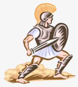 Roman Warriors Clipart Gladiator - Armour Of God Png, Transparent Png, Transparent PNG