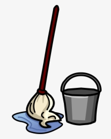 Thumb Image - Mop And Bucket Clipart, HD Png Download, Transparent PNG