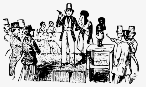 Auction Clipart Cartoon - Slave Trade Clipart, HD Png Download, Transparent PNG