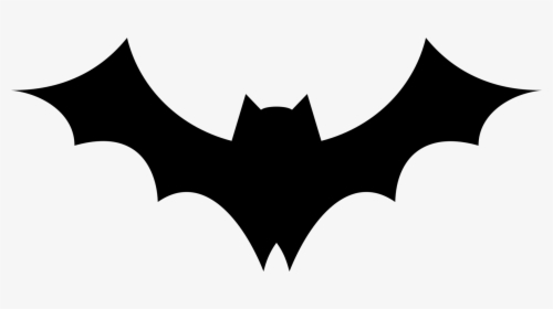 Bat,leaf,symmetry - Silhouette Bats Clipart, HD Png Download, Transparent PNG