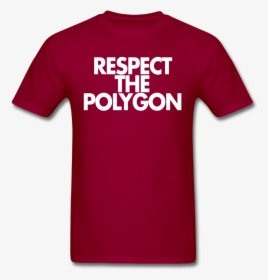 Respect The Polygon Unisex Tee - T-shirt, HD Png Download, Transparent PNG