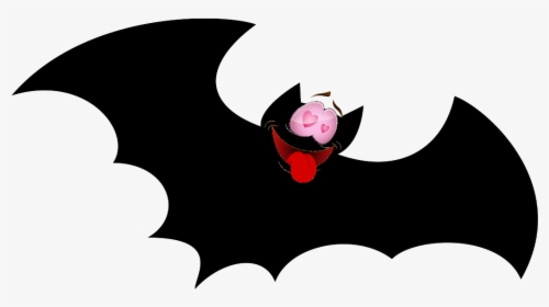 Clip Art Halloween Bat Pictures - Cartoon, HD Png Download, Transparent PNG
