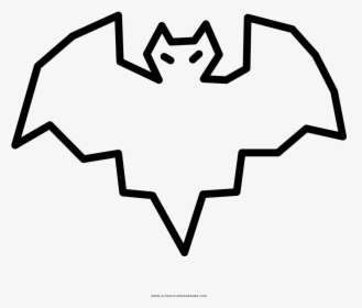 Coloring Pages Halloween Bat Coloringages For Kids - Line Art, HD Png Download, Transparent PNG