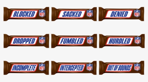 Transparent Snickers Png - Snickers Nfl, Png Download, Transparent PNG