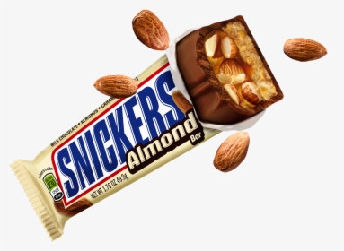 Snickers Png Download - Snickers Almond Png, Transparent Png, Transparent PNG
