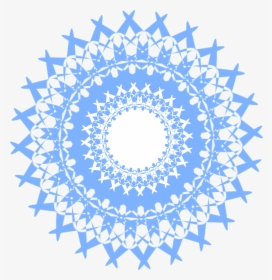 Mandala, Lace, Blue, Pattern - Chakra Png, Transparent Png, Transparent PNG