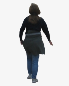 The Mom Walk Walking Woman Mother - Woman Running Away Png, Transparent Png, Transparent PNG