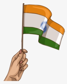 Flag In Hand Png - Flag With Hand Png, Transparent Png, Transparent PNG