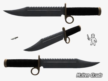 View Media - Bowie Knife With Finger Ring, HD Png Download, Transparent PNG