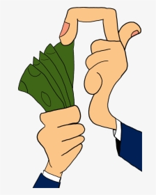Clipart Giving Money Business - Counting Money Clip Art, HD Png Download, Transparent PNG