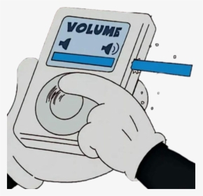 #aesthetic #vaporwave #volume #music #loud #cartoon - Volume Meme, HD Png Download, Transparent PNG