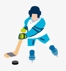 Vector Graphics Ice Hockey Illustration Royalty-free - Illustration, HD Png Download, Transparent PNG