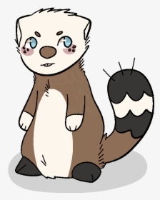 Black Footed Ferret Clipart - Easy Drawings Of A Black Footed Ferret, HD Png Download, Transparent PNG