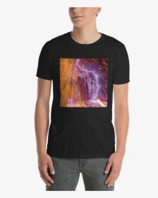 Purple Lightning - Like Men T Shirt, HD Png Download, Transparent PNG