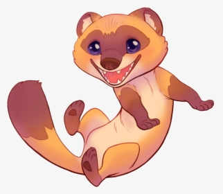 Ferret Png Background - Cartoon, Transparent Png, Transparent PNG