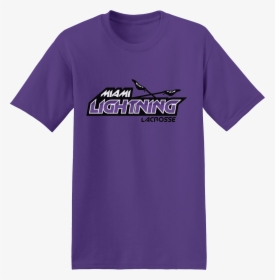 Miami Lightning Purple T-shirt - Swordfish, HD Png Download, Transparent PNG
