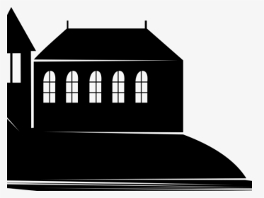 Church Silhouette Cliparts - Church Building Silhouette, HD Png Download, Transparent PNG