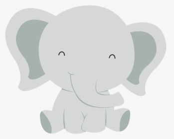 Transparent Elephant Clipart - Elephant Head Baby Shower, HD Png Download, Transparent PNG