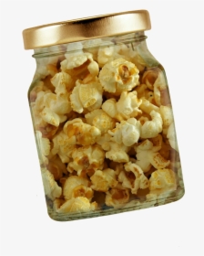 Popcorn In Jar Png Image - Popcorn, Transparent Png, Transparent PNG