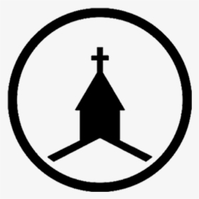 Church Silhouette Circle, HD Png Download, Transparent PNG