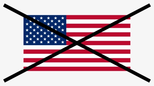 American Flag Crossed Out, HD Png Download, Transparent PNG