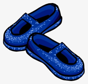 Blue Stardust Slippers - Blue Slippers Clip Art, HD Png Download, Transparent PNG