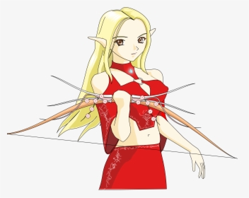 Banshee Elven Archer Clip Arts - Fantasy Elf Clip Art, HD Png Download, Transparent PNG