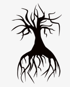 Barren, Dead, Roots, Silhouette, Tree - Save The World Stickers, HD Png Download, Transparent PNG