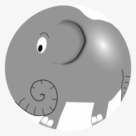 Baby Elephant - Elephant Cartoon, HD Png Download, Transparent PNG