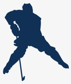 Hockey Silhouette, HD Png Download, Transparent PNG