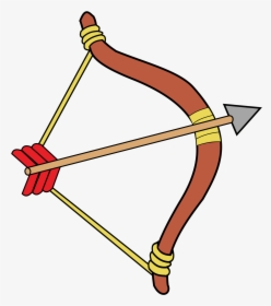 Bow And Arrow Drawing - Bow And Arrow Animated, HD Png Download, Transparent PNG