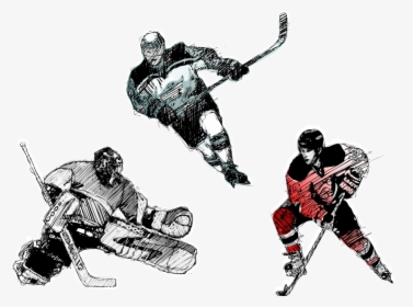 Ice Hockey Player Hockey Field Hockey Puck - Hockey Vector Art, HD Png Download, Transparent PNG