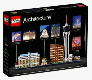 Transparent Las Vegas Skyline Silhouette Png - Lego Architecture Las Vegas, Png Download, Transparent PNG
