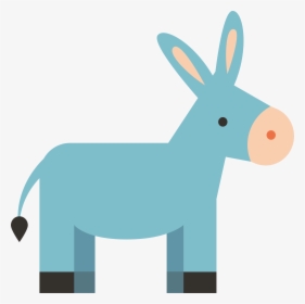 Clip Freeuse Donkey Vector Cartoon Character - Donkey, HD Png Download, Transparent PNG