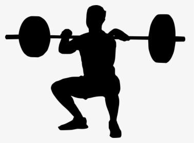 Fitness Silhouette Png - Transparent Silhouette Gym Png, Png Download, Transparent PNG