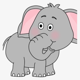 Elephant Clip Art Cute - Clip Art Elephant Png, Transparent Png, Transparent PNG