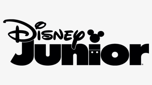 Disney Junior Logo Png White, Transparent Png, Transparent PNG