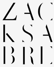 Zack Sabre Logo - Monochrome, HD Png Download, Transparent PNG
