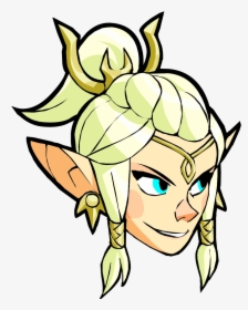 Blue Mammoth Games Logo Png - Ember Brawlhalla Face, Transparent Png, Transparent PNG