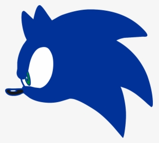 Head Sonic The Hedgehog Logo - Transparent Sonic Head, HD Png Download, Transparent PNG