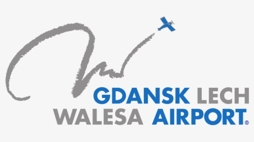 Flughafen Danzig Logo - Lech Walesa Airport Logo, HD Png Download, Transparent PNG