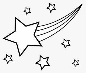 Extraordinary Stars Coloring Pages - Star Clipart Black And White, HD Png Download, Transparent PNG