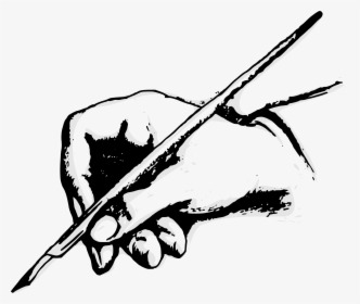 Quill Pen Writing Clip Art - Writing Hand Clip Art, HD Png Download, Transparent PNG