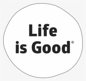 Life Is Good Magnet - Life Is Good Logo White, HD Png Download, Transparent PNG
