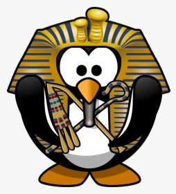 Tut Ankh Penguin Clip Arts - Egyptian Penguin, HD Png Download, Transparent PNG