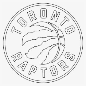 Now Toronto Raptors Logo Coloring Page Png Transparent - Circle, Png Download, Transparent PNG