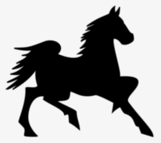 Tennessee Walking Horse Mustang Clydesdale Horse Foal - Running Horse Silhouette Png, Transparent Png, Transparent PNG